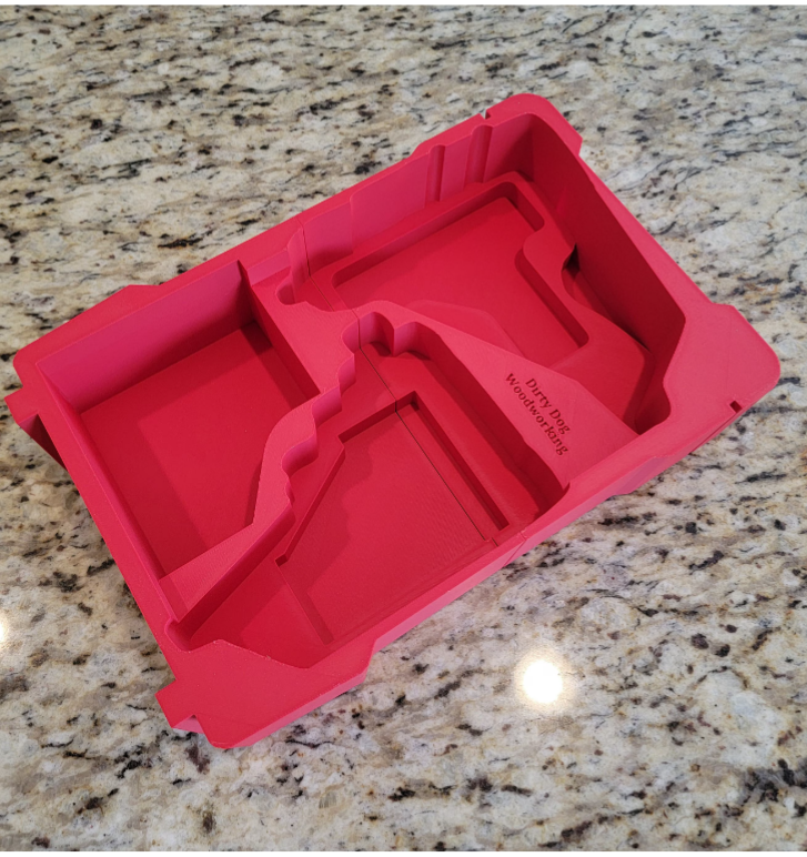Milwaukee Packout Insert For M12 Drill & Impact Gen 3 (Models 3404-20 & 3453-20) | Fits Milwaukee Packout Case 48-22-8435