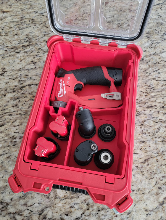 Milwaukee Packout Insert For M12 Installation Driver (2505-20) | Fits Milwaukee Packout Case 48-22-8435