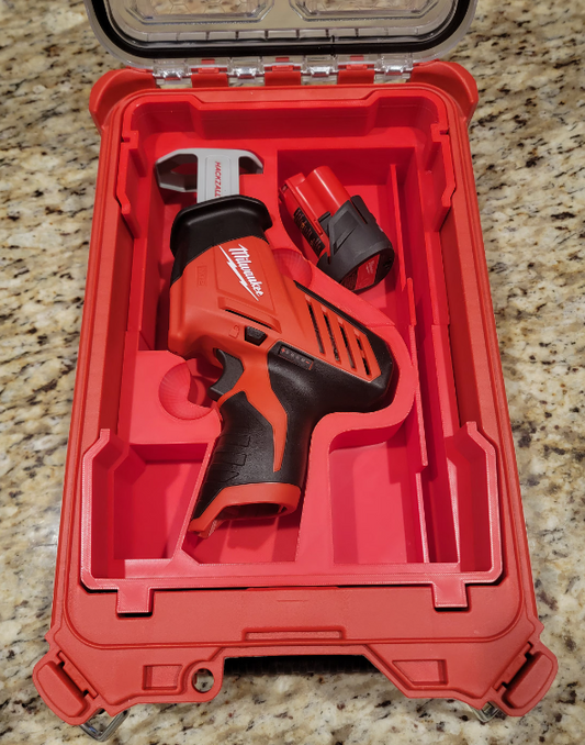 Milwaukee Packout Insert For M12 Hackzall (2420-20) | Fits Milwaukee Packout Case 48-22-8435