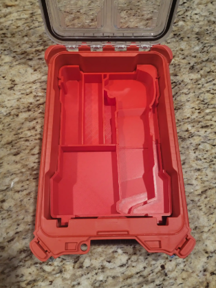 Milwaukee Packout Insert For M12 Multi-Tool (Models 2426-20 & 2526-20) | Fits Milwaukee Packout Case 48-22-8435