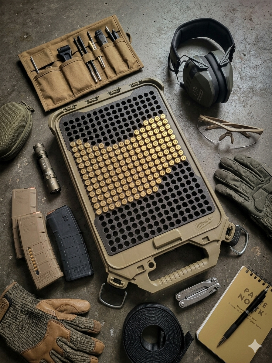 Milwaukee Packout Insert For Ammunition | Fits Milwaukee Packout Case 48-22-8436
