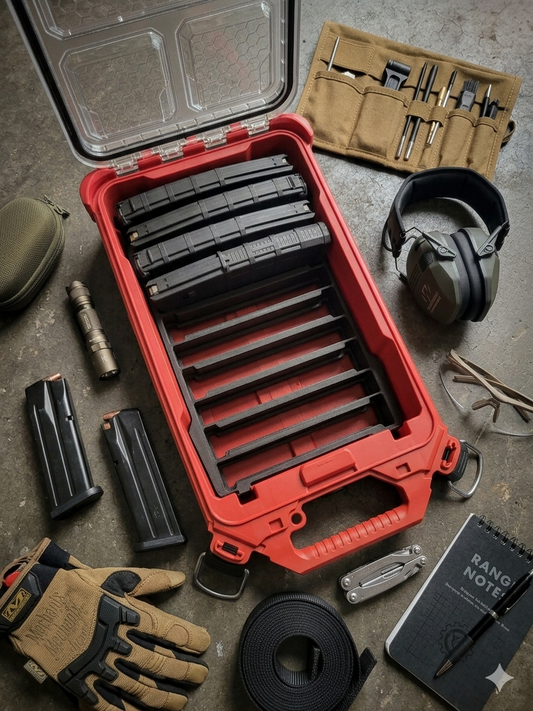 Milwaukee Packout Magazine Storage For AR Style Magazine | Fits Milwaukee Packout Case 48-22-8435