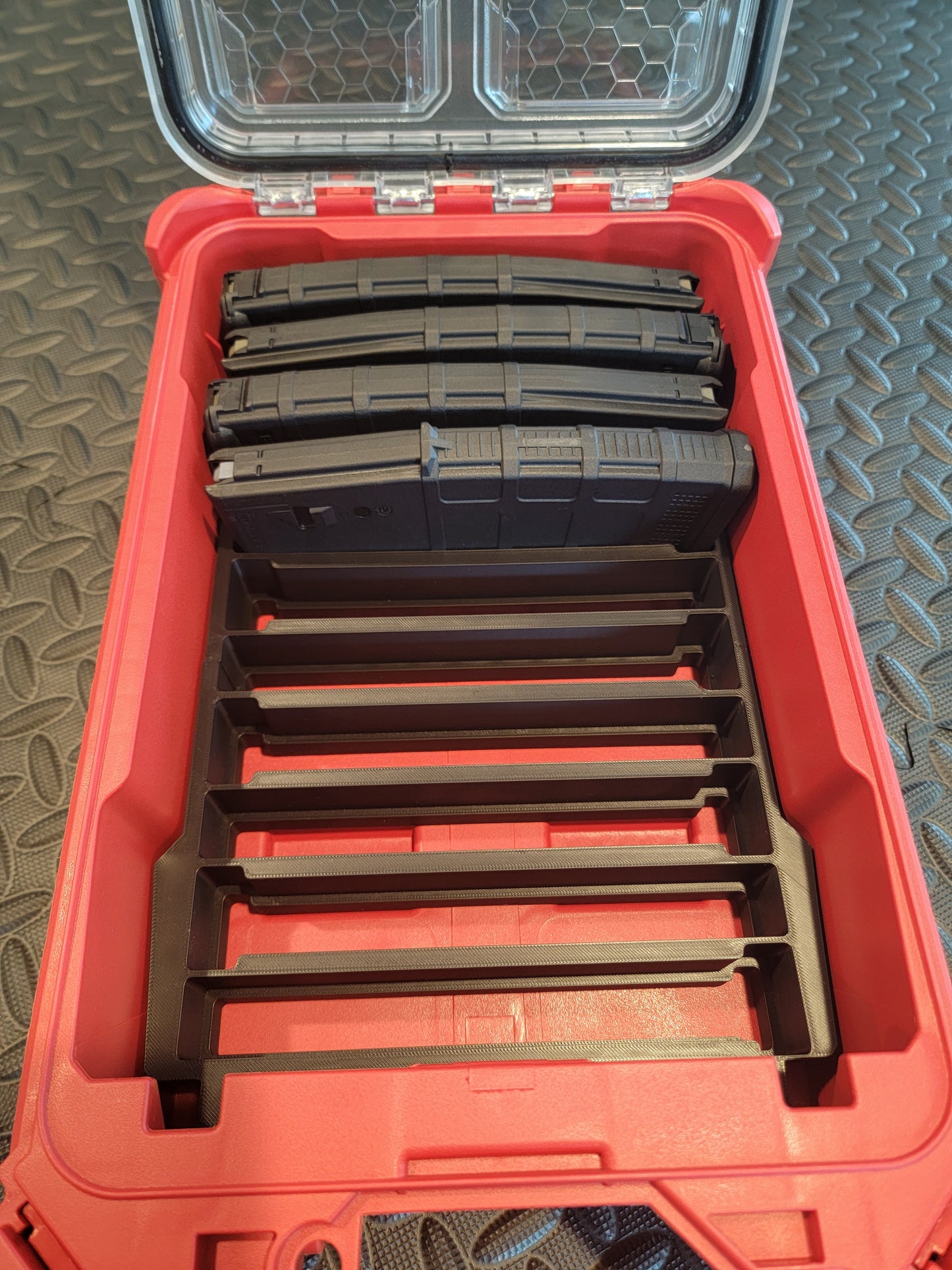 Milwaukee Packout Magazine Storage For AR Style Magazine | Fits Milwaukee Packout Case 48-22-8435