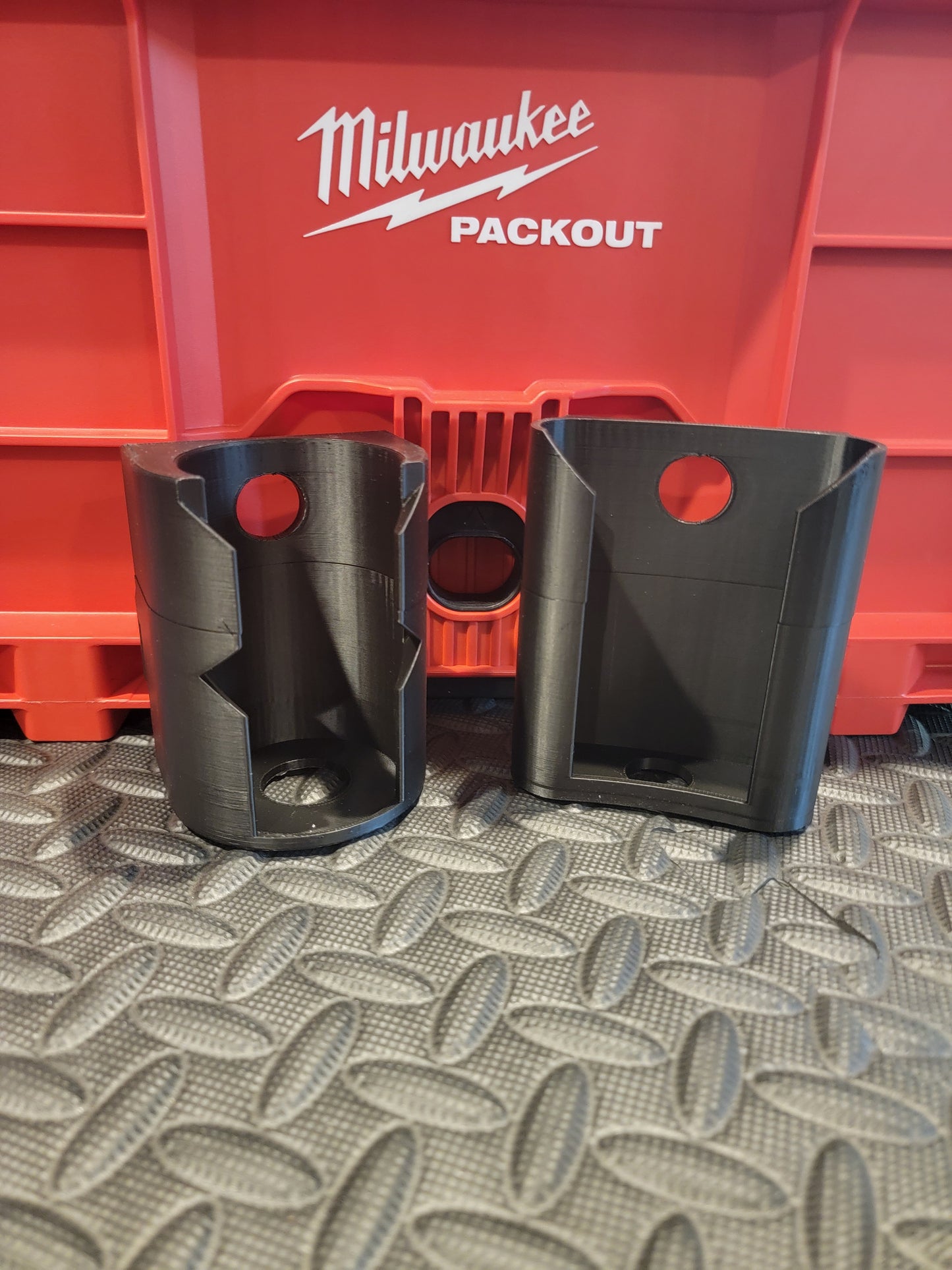Milwaukee Packout Flask & Shot Glass Attachments | Fits Milwaukee Packout Case Lids