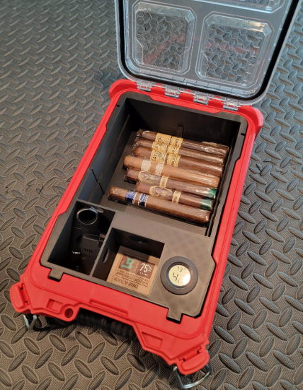 Milwaukee Packout Insert For Cigar Humidor | Fits Milwaukee Packout Case 48-22-8435