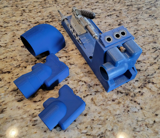 Kreg Pocket Hole Jig Adapter For Various Shop Vac Hoses