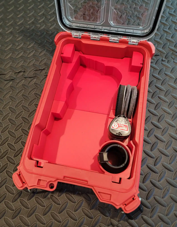 Milwaukee Packout Insert For 3 Inch Random Orbit Detail Sander (2535-20) | Fits Milwaukee Packout Case 48-22-8435
