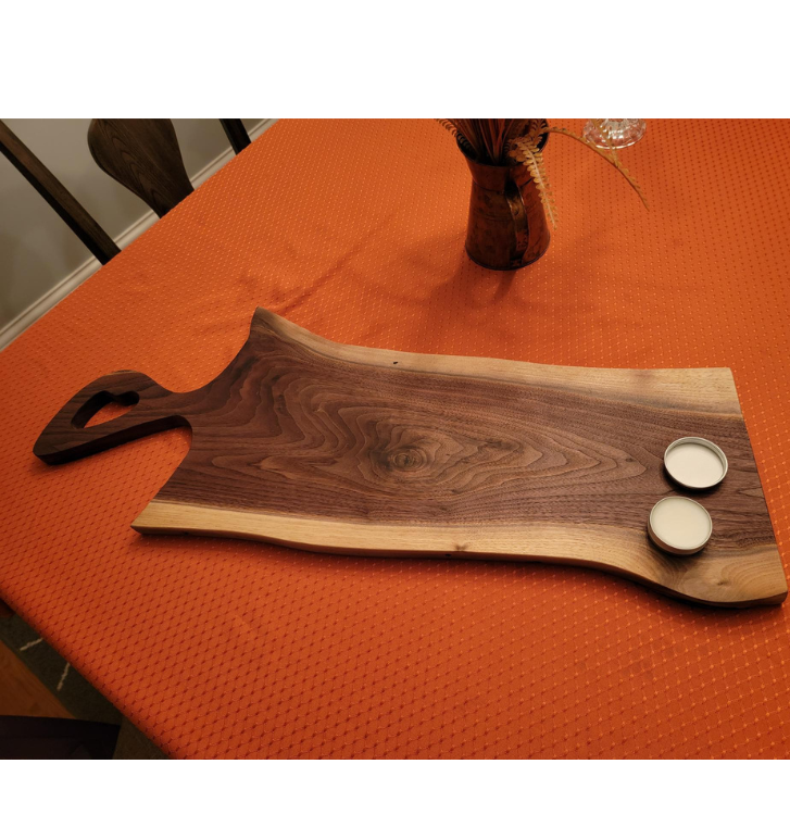 XL Black Walnut Charcuterie Board