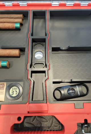 Milwaukee Packout Insert For Cigar Humidor | Fits Milwaukee Packout Case 48-22-8431
