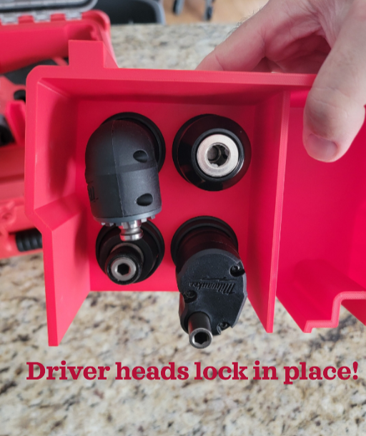 Insert For  Milwaukee M12 Installation Driver 2505-20 | Fits Milwaukee Packout Container Model 48-22-8435