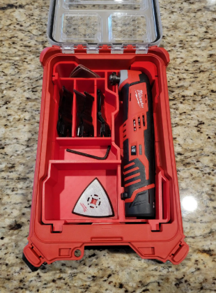 Milwaukee Packout Insert For M12 Multi-Tool (Models 2426-20 & 2526-20) | Fits Milwaukee Packout Case 48-22-8435