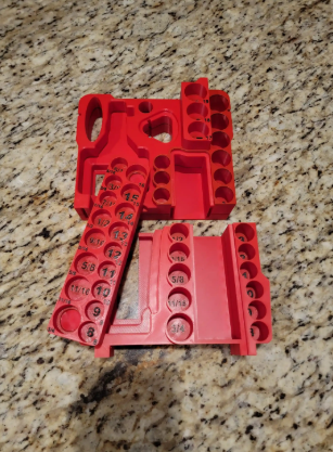 Milwaukee Packout Insert For M12 3/8" Ratchet (Models 2457-20 & 2567-20) | Fits Milwaukee Packout Case 48-22-8435