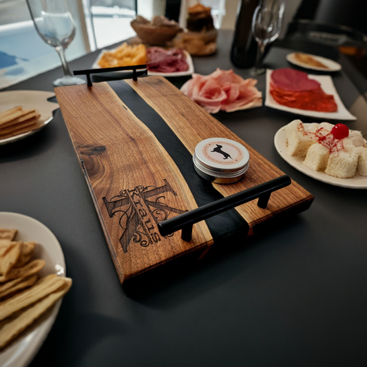 Black Walnut Epoxy River Serving Board