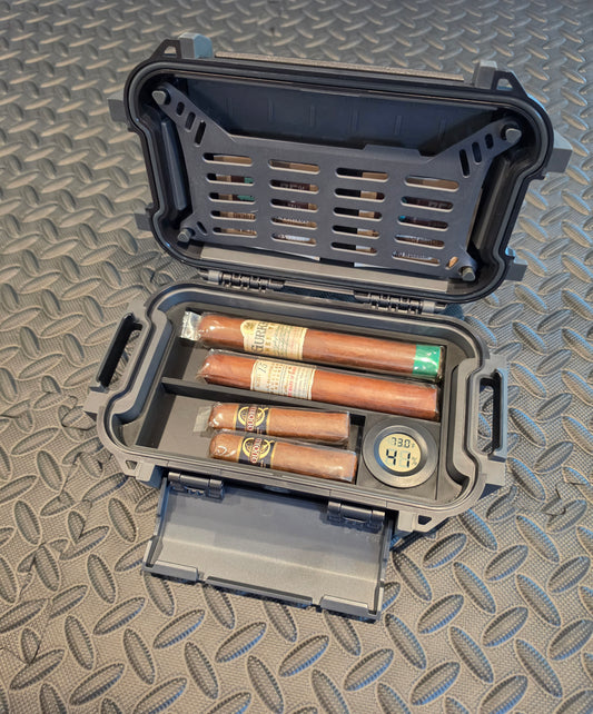 Cigar Humidor Insert With Included Hygrometer | Fits Pelican R40 Personal Utility Ruck
