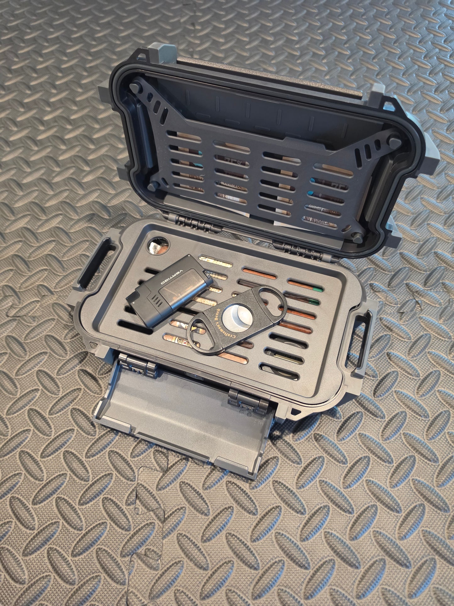Cigar Humidor Insert With Included Hygrometer | Fits Pelican R40 Personal Utility Ruck